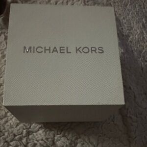 Michael Kors Cream Watch and Gift Box